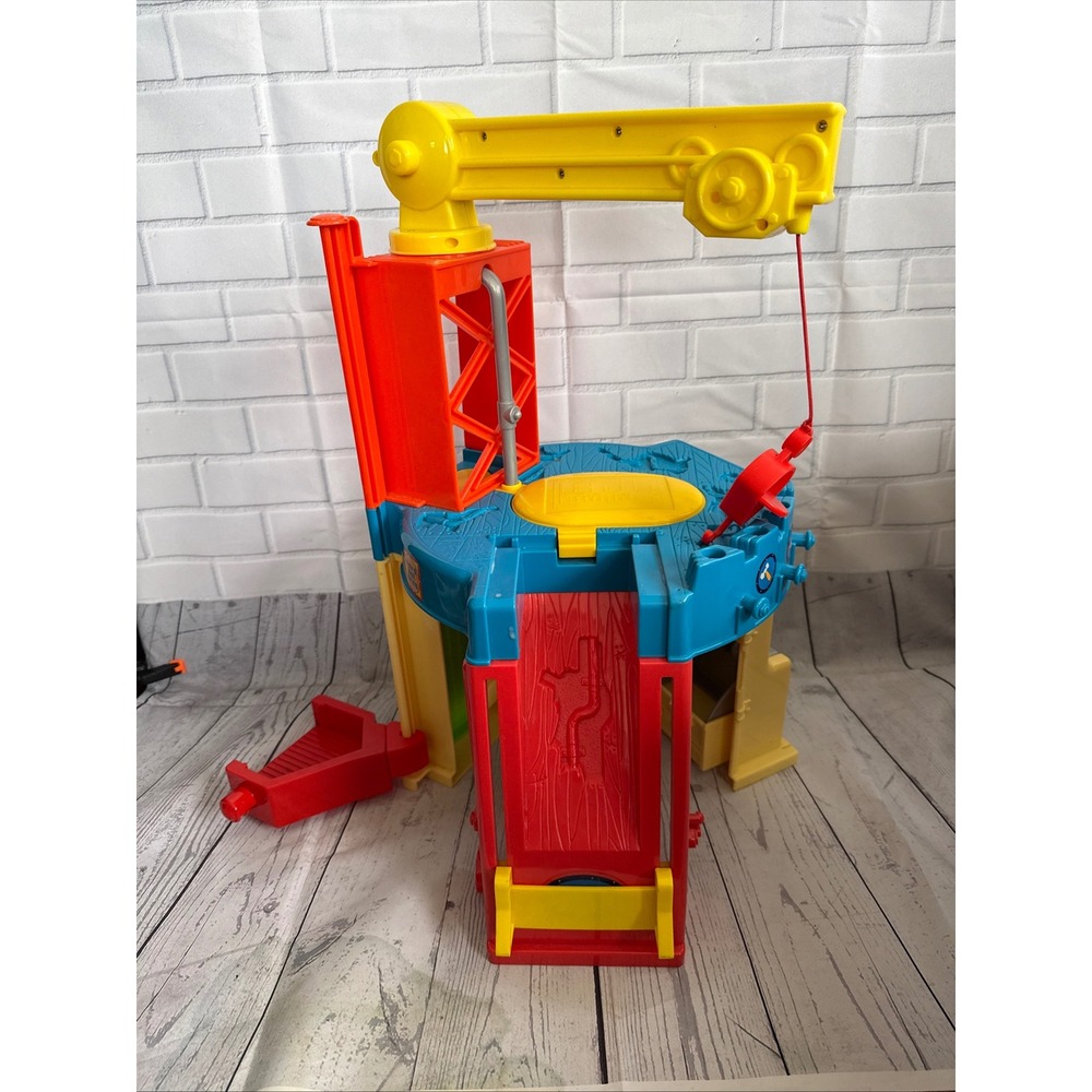 Bob the Builder Construction Site Playset with Crane and Slide Toy